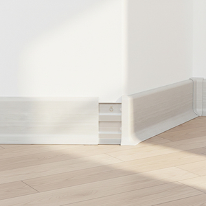 Rodapié de Aluminio de 6 cm de Altura con Estilo de Veta de Madera para Bordes de Pared y Puerta, Revestimiento de Suelo, Fabricante Dafuxin - Product Image 2