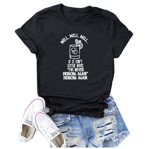 Bueno, yo nunca beber manga corta blusa camisas y <span class=keywords><strong>blusas</strong></span> Tops de verano nuevo modelo camisas - Product Image 1