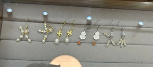 YOB Natürliche Perlen-Ohrringe in Bunten Farben - Product Image 6