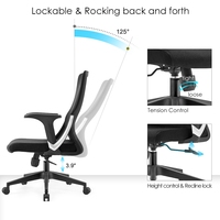 Mobilier de bureau moderne chaise réglable pour le travail en maille chaise de bureau d'ordinateur confortable et bon marché ergonomique