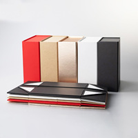 Boîte magnétique rigide portable pour bougies et cadres photo, emballage en papier couché avec impression personnalisée, plusieurs tailles