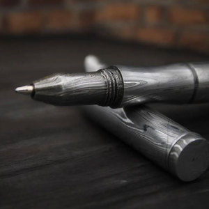 Premium Damascus Texture Roller <b>Pen</b> Smooth Writing Custom Office <b>Pen</b> For Executive Business Meetings Daily Office School Use - Product Image 5