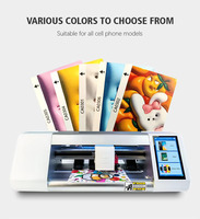 Film autocollant 3D texturé coloré pour dos de téléphone DIY, compatible avec les protecteurs d'écran en matériau 3M pour Vivo, Oppo, Moto, Tecno, découpe facile