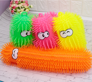 Ensemble d'animaux personnalisé Nouveaux jouets créatifs lumineux pour enfants TPR Fidget <span class=keywords><strong>Puffer</strong></span> Worm <span class=keywords><strong>Caterpillar</strong></span> Squeeze Jouets pour soulager le stress - Product Image 6