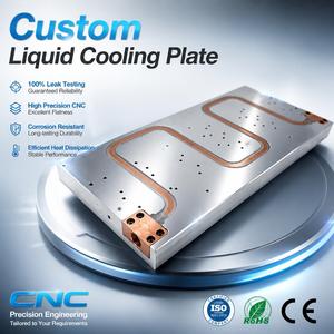 Plaque de refroidissement liquide en aluminium usinée CNC haute précision 4/5 axes, testée à 100 % pour la tenue des fuites, pour batterie EV (Refroidissement par eau) - Product Image 1