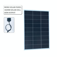 Kit de panneaux solaires photovoltaïques monocristallins demi-cellules 120W – Solution économique pour l'énergie domestique