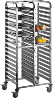 Chariot Offre Spéciale à plateau de support d'acier inoxydable d'équipement de boulangerie de restaurant/chariot à plateau de cuisson avec le plateau
