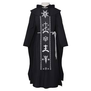 Disfraz de Pastor Espeluznante para Hombre, Disfraz de Sacerdote Católico, Monje, Mago, Bruja, para Fiesta de Carnaval de Halloween, MDEC-003 - Product Image 1