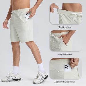 Celana Olahraga Pendek 7 Inci Motif 3D Ringan Bahan Nilon/Kasmir Cepat Kering Kasual Musim Panas Unisex Bernapas - Product Image 2