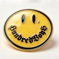 Broche en émail personnalisée avec logo, badge en métal pour femmes, cadeau promotionnel pour événement, broche en émail sur mesure