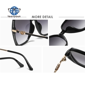 Teenyoun – <span class=keywords><strong>lunettes</strong></span> de soleil carrées en strass pour femmes, verres de luxe pour l'extérieur, nouvelle collection <span class=keywords><strong>2023</strong></span> - Product Image 6