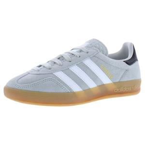 Scarpe Adidas Gazelle Indoor in Camoscio per Bambini, Colore Wonder Silver White Core Black - Product Image 1