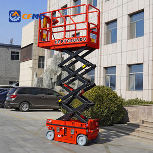 Plateforme élévatrice à ciseaux hydraulique mobile pliable électrique AC de 4,5 m pour travaux en hauteur - Product Image 2