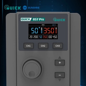 Быстрый 857 Pro цифровой дисплей горячий воздух переделочная станция контроль температуры материнская плата ремонт чип прямая воздушная паяльная станция - Product Image 2