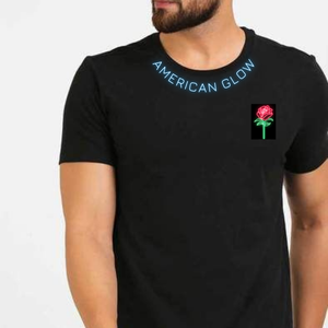 T-Shirt da Uomo di Alta Qualità 100% Cotone, Personalizzabile con il Tuo Marchio, Stile Hip Hop con Orlo Curvo e Linea Extra Lunga - Product Image 2