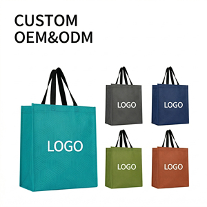 Bolsa de Compras Ecológica Personalizada Estilo Lulu, Reutilizable, de Tela No Tejida, con Logotipo Impreso y Esquinas Curvas, a Precio Económico - Product Image 1