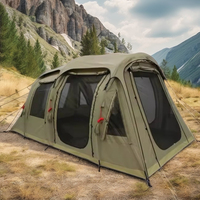 Prix personnalisé d'usine 5-10 personnes énorme tente de camping gonflable à air spatial