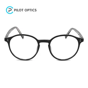 Pilot optics 2022 Blu-ray Branded Super wholesale new fashionable tr90 flexible frame anti blue light glasses