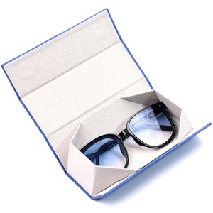 Bestclean nóng bán hình chữ nhật kính mát từ trường hợp thời trang PU da handmade kính trường hợp với logo tùy chỉnh - Product Image 3