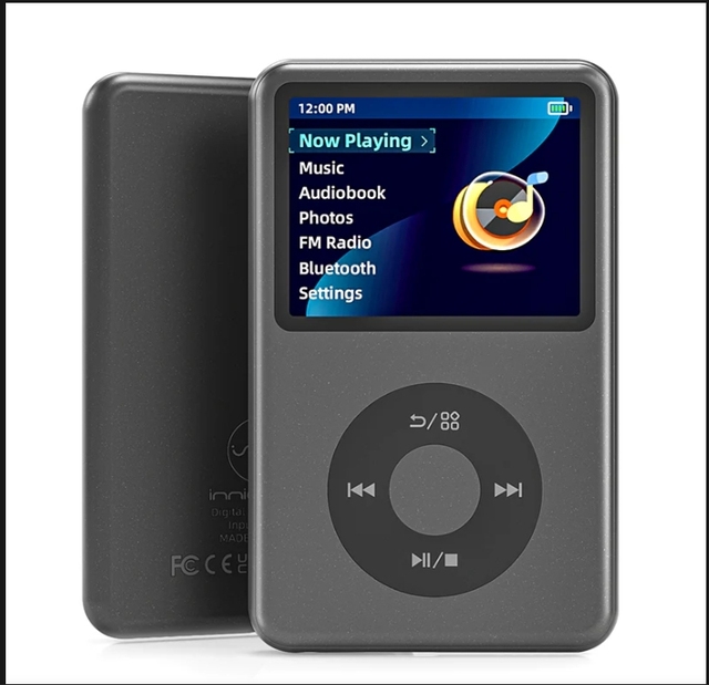 Android  Digital Music MP3 Player 128GB 35H Playback MP3/OGG/FLAC/AAC-LC/WMA/WAV/APE/ACELP, E-Book & FM Radio
