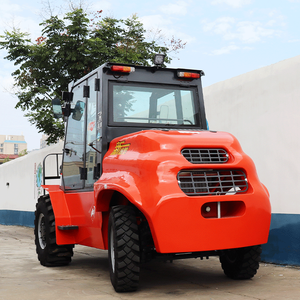 Chariot élévateur diesel 3-6 tonnes, 4 roues motrices, chariot élévateur tout-terrain pour ferme, chariot élévateur tout-terrain robuste, chariot élévateur télescopique - Product Image 3