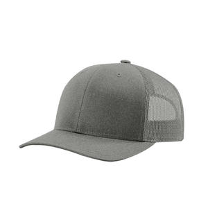 Casquette de camionneur 6 panneaux personnalisée unisexe Casquette de sport tendance avec fermeture en plastique ajustable et dos en maille souple respirante de couleur unie - Product Image 1