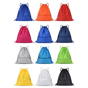Custom Logo Zipper Pocket <b>Drawstring</b> <b>Backpack</b> for Men and Women Sports String <b>Backpacks</b> <b>Drawstring</b> Bag for Basketball - Product Image 5