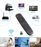Control Remoto para TV Box Android JCXK, Control por Voz, 25 Botones, Material de Silicona y Plástico, Alcance de 20m, Color Personalizable, Código Variable