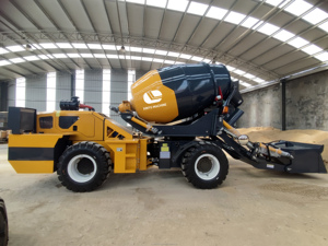 Camión mezclador de hormigón de carga automática 4 metros cúbicos mezclador de hormigón móvil de autoalimentación a la venta - Product Image 2