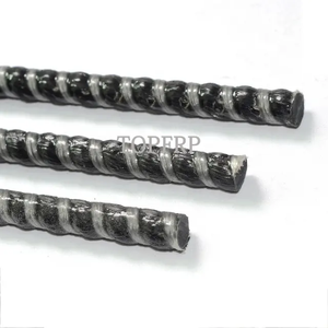Barre d'armature en fibre de verre Frp anti-corrosion Barre d'armature en fibre de verre composite Gfrp Prix - Product Image 1
