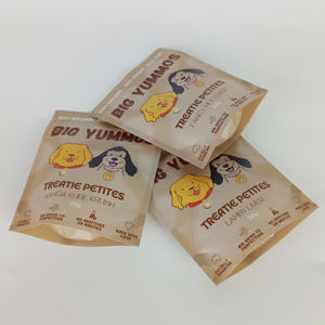 Özel baskı biyobozunur çevre dostu Pet gıda ambalaj çantası köpek bakımı kedi maması <span class=keywords><strong>Stand</strong></span> up fermuar kilitli çanta Mylar çantalar - Product Image 5