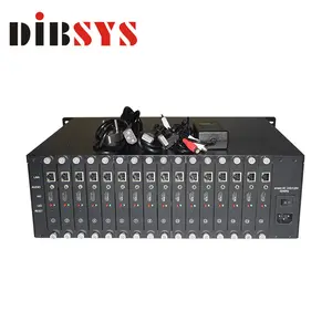 Dibsys magicbox hd416s iptv, codificador h.265 com entrada 16 hd mi, vídeo h.264 e áudio aac, entrada h.264 rtmp encoder