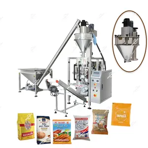 Curry Cassava Flour Bag 420 1 KG 2KG Coffee Tea Onion Ginger Garlic Cocoa Powder Packaging Machine