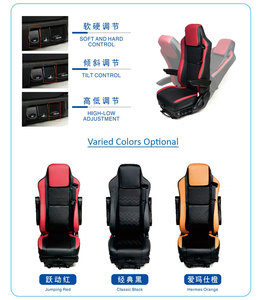 Nhà máy trực tiếp toàn bộ bán nhiệm vụ nặng nề đa chức năng không khí treo cơ sở điều khiển ghế DC12V chiều cao điều chỉnh cho xe buýt hoặc xe tải - Product Image 6
