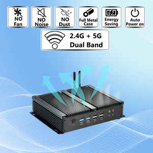 Промышленный мини-ПК, процессор i7, оперативная память DDR3 + mSATA SSD, 6xCOM RS232, 2xnics, 2xHD, безвентиляторный, Цельнометаллический корпус - Product Image 2