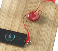 Kabel Data Retractable 3A Kecepatan Tinggi untuk Iphone 3 in 1 Kabel Pengisian Daya Multifungsi Kabel Usb C Dengan Penyangga Ponsel Bentuk Tetesan Air