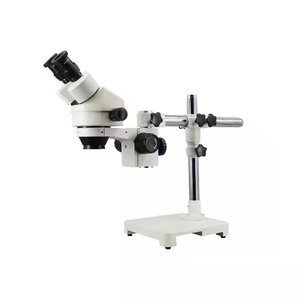 Microscopio estéreo trinocular con soporte de pluma única Boshida para comprobación Industrial electrónica soldadura móvil Rerpair - Product Image 3