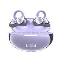 Écouteurs OWS à clipser, conception exclusive, Bluetooth 5.4, Traduction IA, Réduction de bruit ENC, Longue autonomie, Pour activités de plein air, randonnée et cyclisme