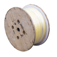 Fil de cuivre/aluminium monofilament recouvert de film en fibre de verre double, fil solide pour enroulement de transformateur