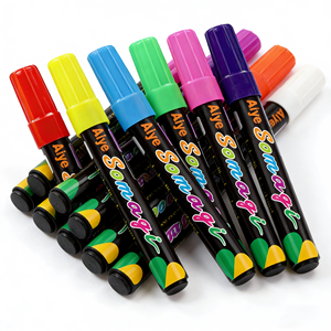Marcadores Fluorescentes LED Especiales <span class=keywords><strong>para</strong></span> Pizarra, <span class=keywords><strong>Luminosos</strong></span>, Multicolores, Resaltadores Escolares - Product Image 3