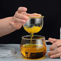 Taza de Té Individual Resistente al Calor, de Vidrio Borosilicato, para Estufa Eléctrica de Cerámica
