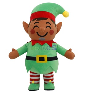 Divertido Disfraz de Personaje de Dibujos Animados, Disfraz Inflable de Duende para el Día de San Patricio, Disfraz Inflable de Leprechaun para Adultos - Product Image 1