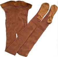 Collants résille de danse latine professionnelle pour femmes bronzage foncé Performance porter mince Transparent tricoté armure en gros