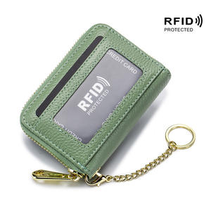 Rfid Blocco Delle Donne Del Supporto di Carta di <span class=keywords><strong>Portafoglio</strong></span> con Tasca Portamonete di Cuoio Dell'unità di Elaborazione <span class=keywords><strong>Piccolo</strong></span> Compact Fisarmonica <span class=keywords><strong>Portafoglio</strong></span> - Product Image 6