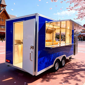 Remolque de Comida Móvil para la Calle, Barbacoa, Hot Dogs, Papas Fritas, Tacos, Hamburguesas, Camiones de Comida Usados al por Mayor en Venta - Product Image 4