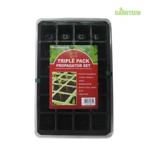 Winslow & Ross hot sale triple pack polystyrene seed growing tray plant tray for growing seedlings