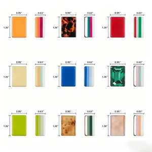 Juego de Mahjong de Lujo para Salón de Cigarros, Piezas de Acrílico Duraderas e Impermeables, Equipo de Entretenimiento para el Recreo Masculino - Product Image 6