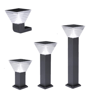 Paletto luminoso a led per giardino <span class=keywords><strong>solare</strong></span> impermeabile ad alta efficienza con pannello <span class=keywords><strong>solare</strong></span> a doppia temperatura di colore - Product Image 1