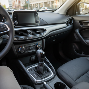 2016-2019 Fiat egea หัวเกียร์รถยนต์กรอบย่อยโครเมียมที่หุ้มเกียร์แบบพรีเมียม - Product Image 3