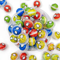 Bonbons Gommeux Tendres et Sucreries Mélangées en Forme de Boules, Gélifiés en Gros, Bonbons Gommeux Yeux et Pastèque Planète Terre